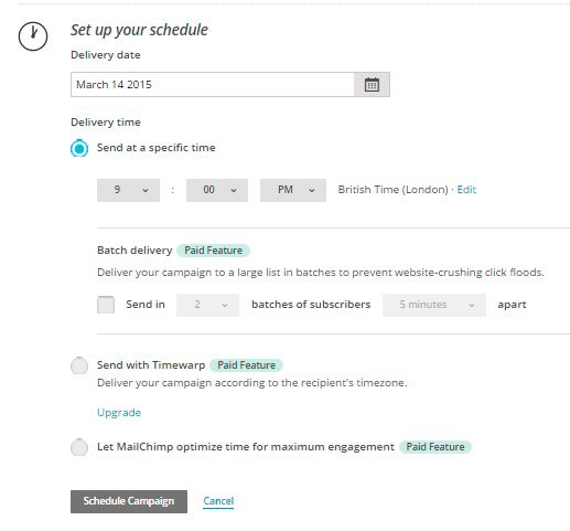 como funciona mailchimp
