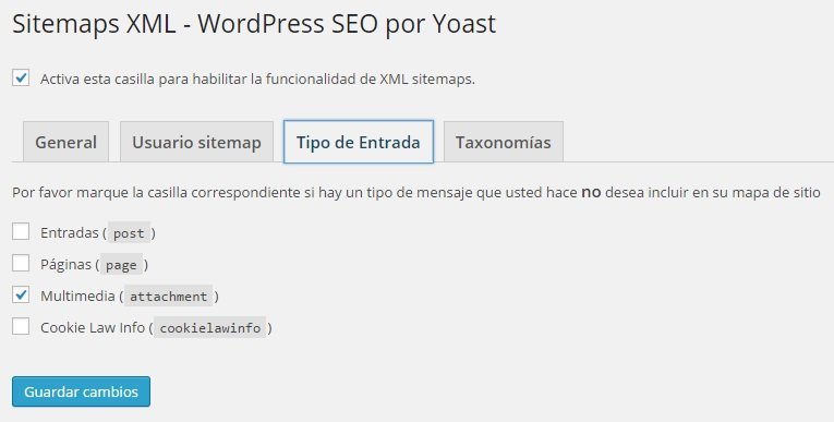 Wordpress SEO Yoast - Sitemaps XML